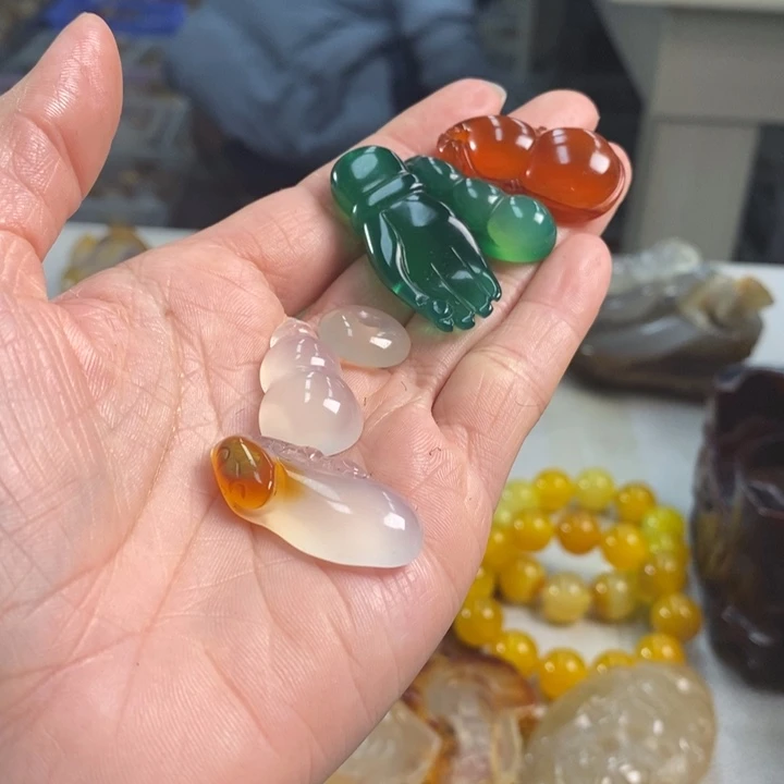 玛瑙/玉髓吊坠(不含链)未镶嵌