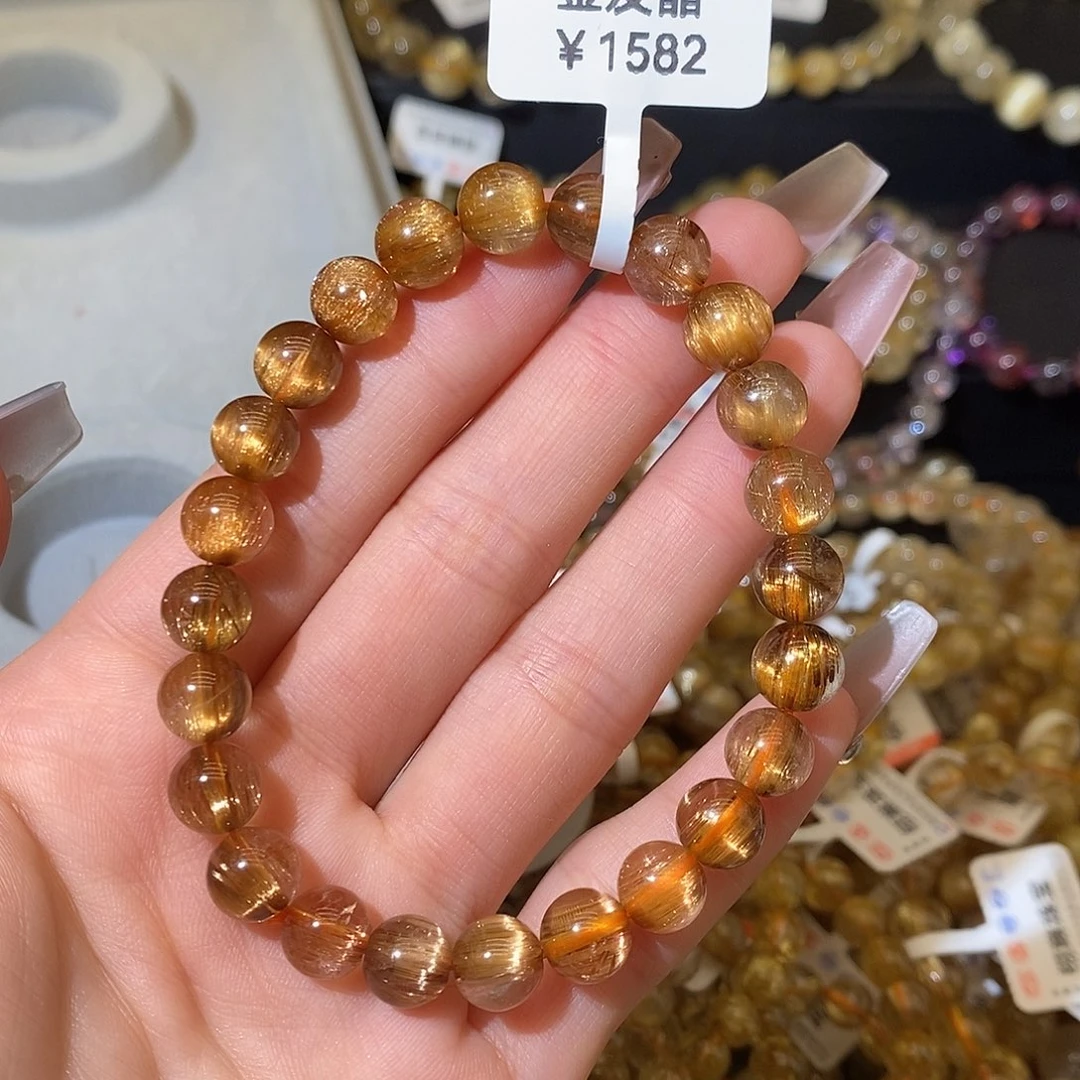 水晶手链未镶嵌予*?美