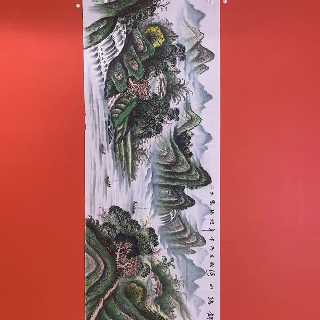 国画山水花鸟国画作品