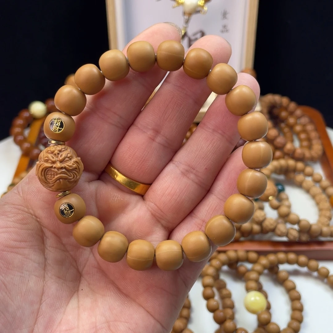 手串猴头核桃全品1.1+龙炎老型镶嵌搭配款