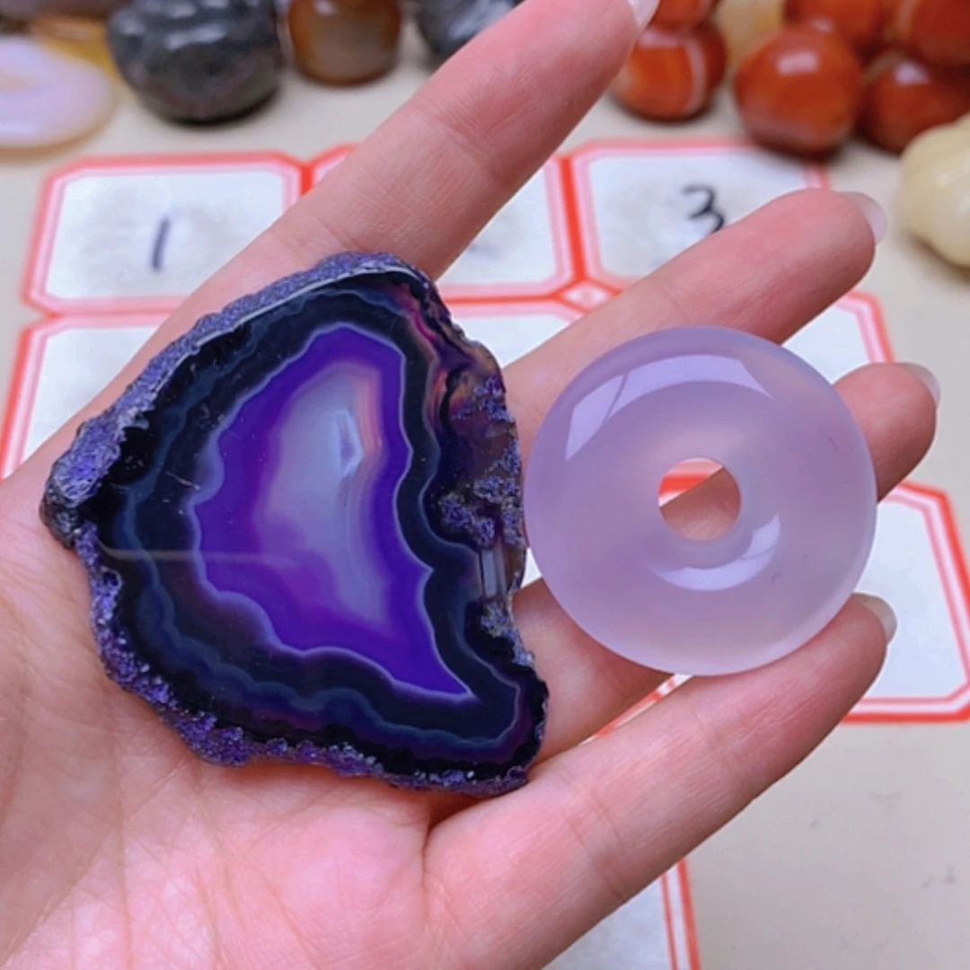 【闪购商品】未镶嵌玛瑙/玉髓珠宝半成品N**蘭
