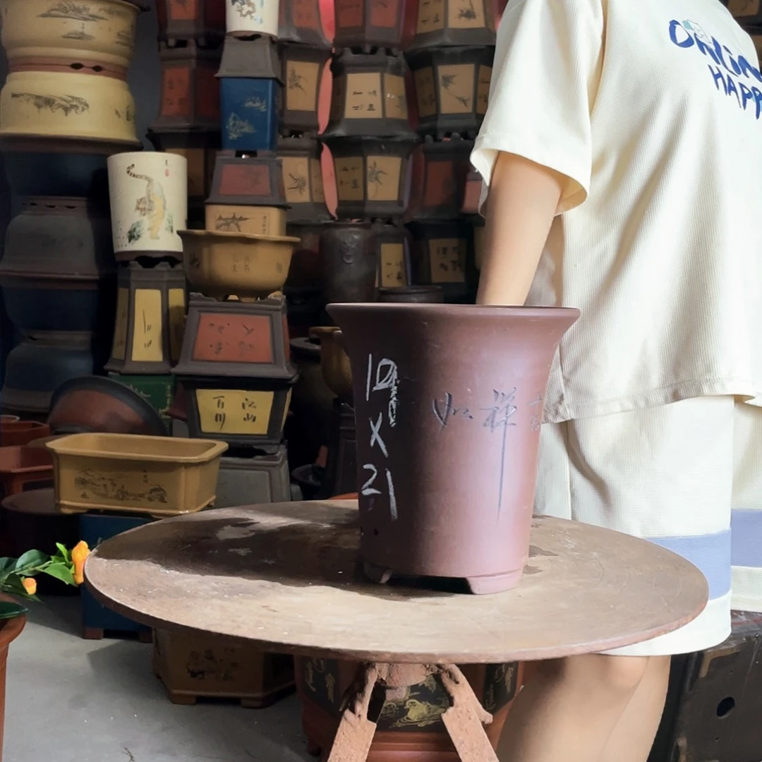 宜兴紫砂兰花盆2