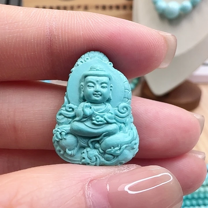 绿松石未镶嵌X 28  御龙观音卡24+