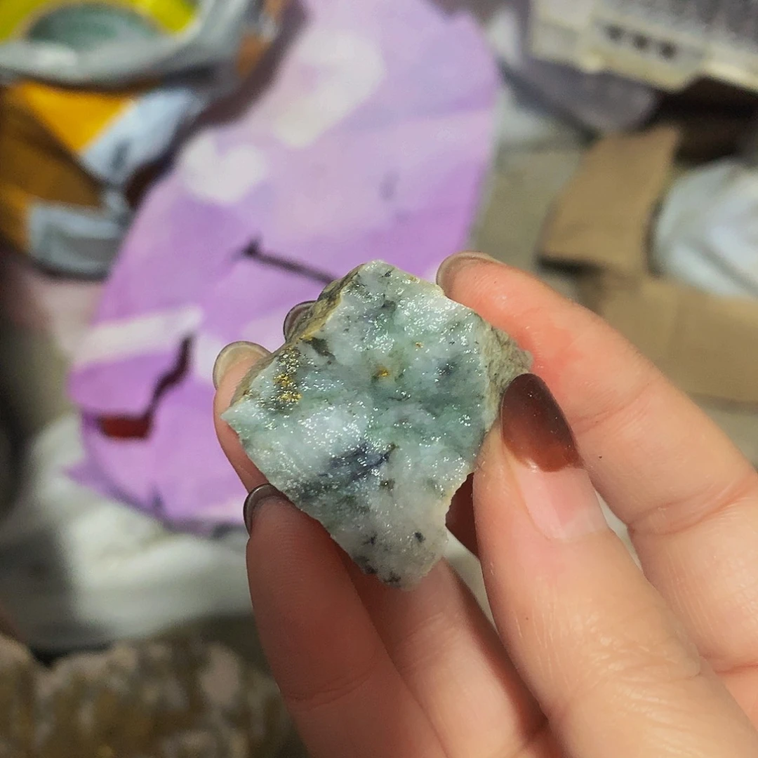 石材天然明金矿标