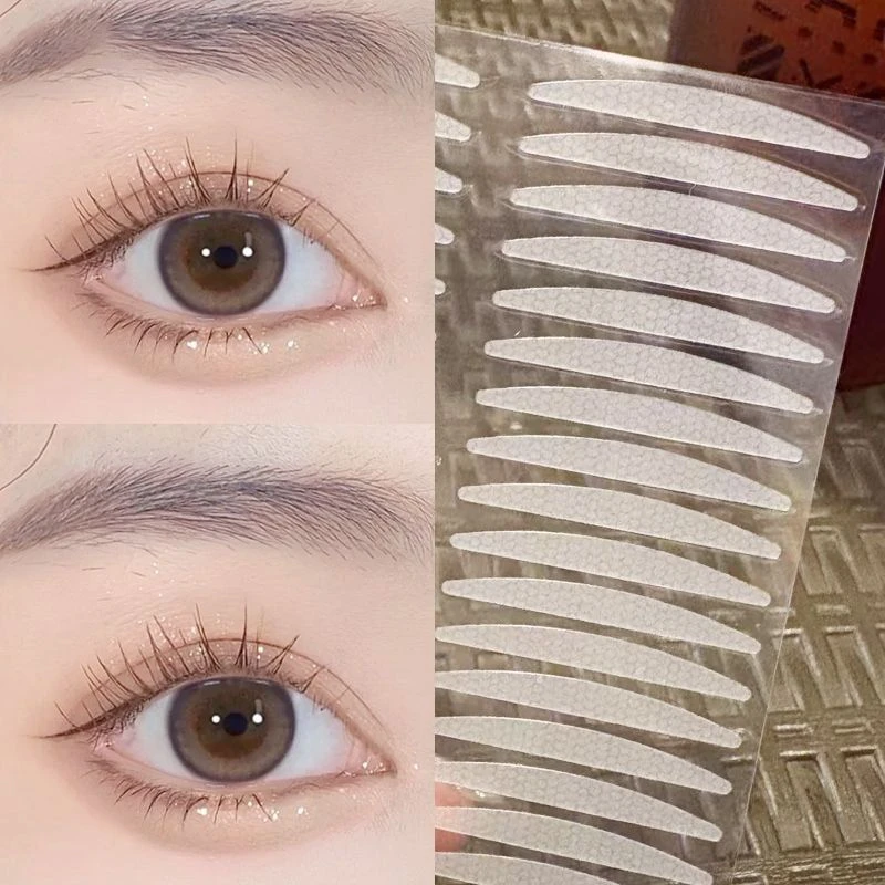 【送化妆镜】哑光超黏双眼皮贴隐形持久无痕自然防汗肿眼泡单眼超细