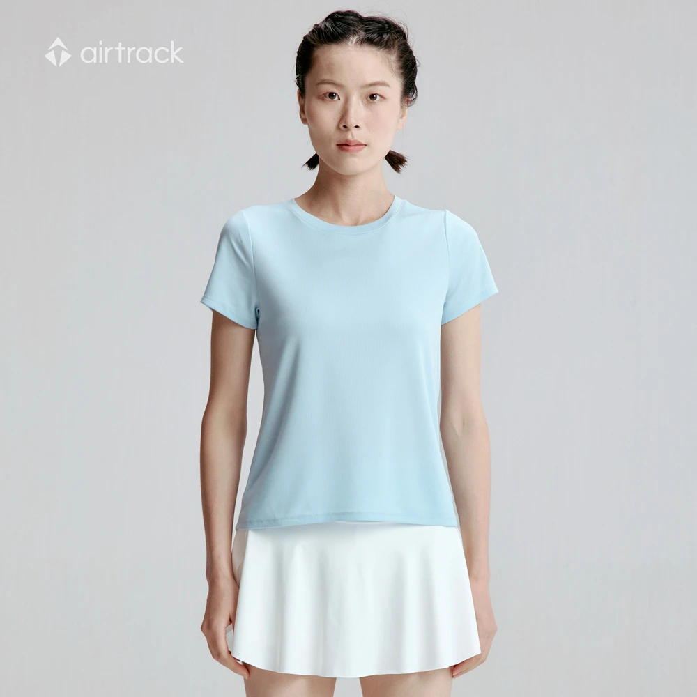【滔搏联动】Airtrack女子运动短袖T恤TAS250501F-BLU