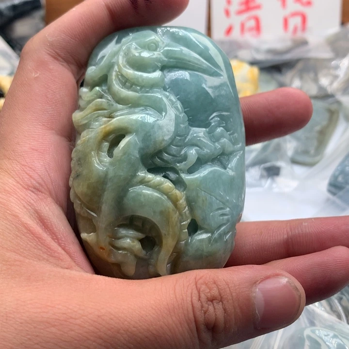 翡翠未镶嵌颈饰保真天然a翡翠