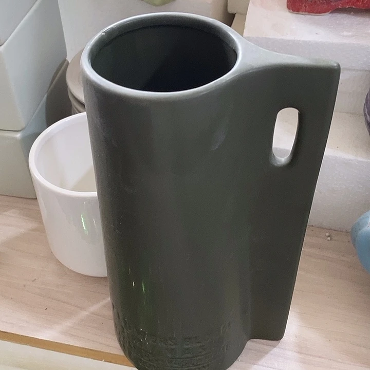 摆件陶盆有孔 微瑕介意勿拍