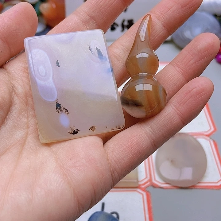 【闪购商品】玛瑙/玉髓珠宝半成品未镶嵌A****?