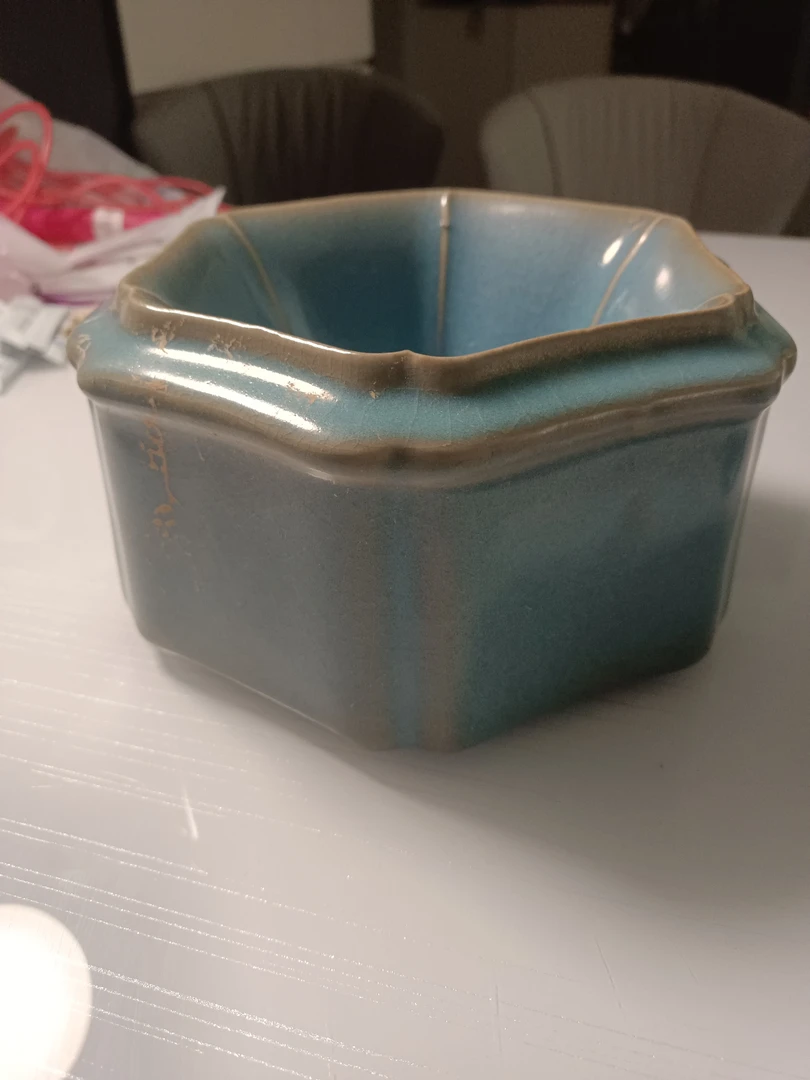 老窑瓷，钧瓷笔洗，禹州窑口，