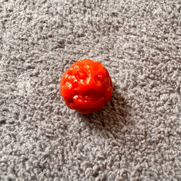 【石趣】南红精雕貔貅 直径13mm圆珠 肉色满颜色靓