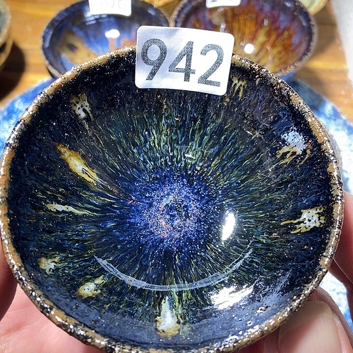茶盏龙窑柴烧柴烧落灰