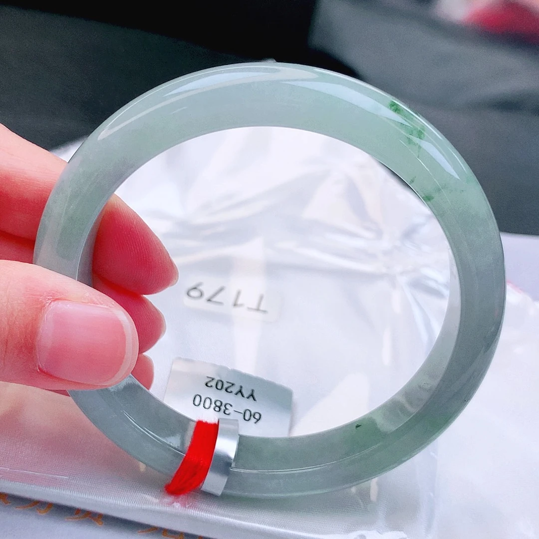 翡翠未镶嵌手镯缅甸天然a货翡翠手镯