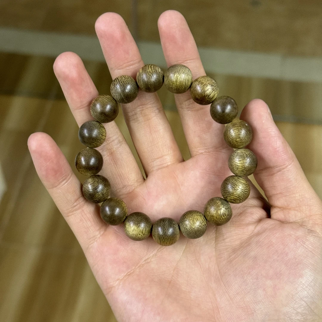 海南沉香黑油格花果香1.2mm