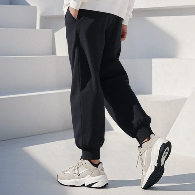 春秋男士卫裤秋季裤子九分潮流百搭时尚运动裤束脚裤