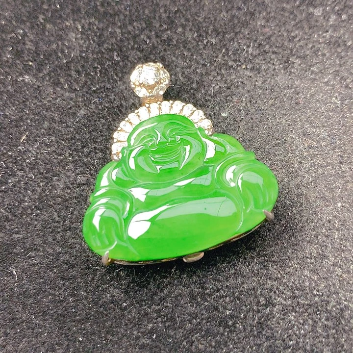 翡翠银S925镶嵌颈饰