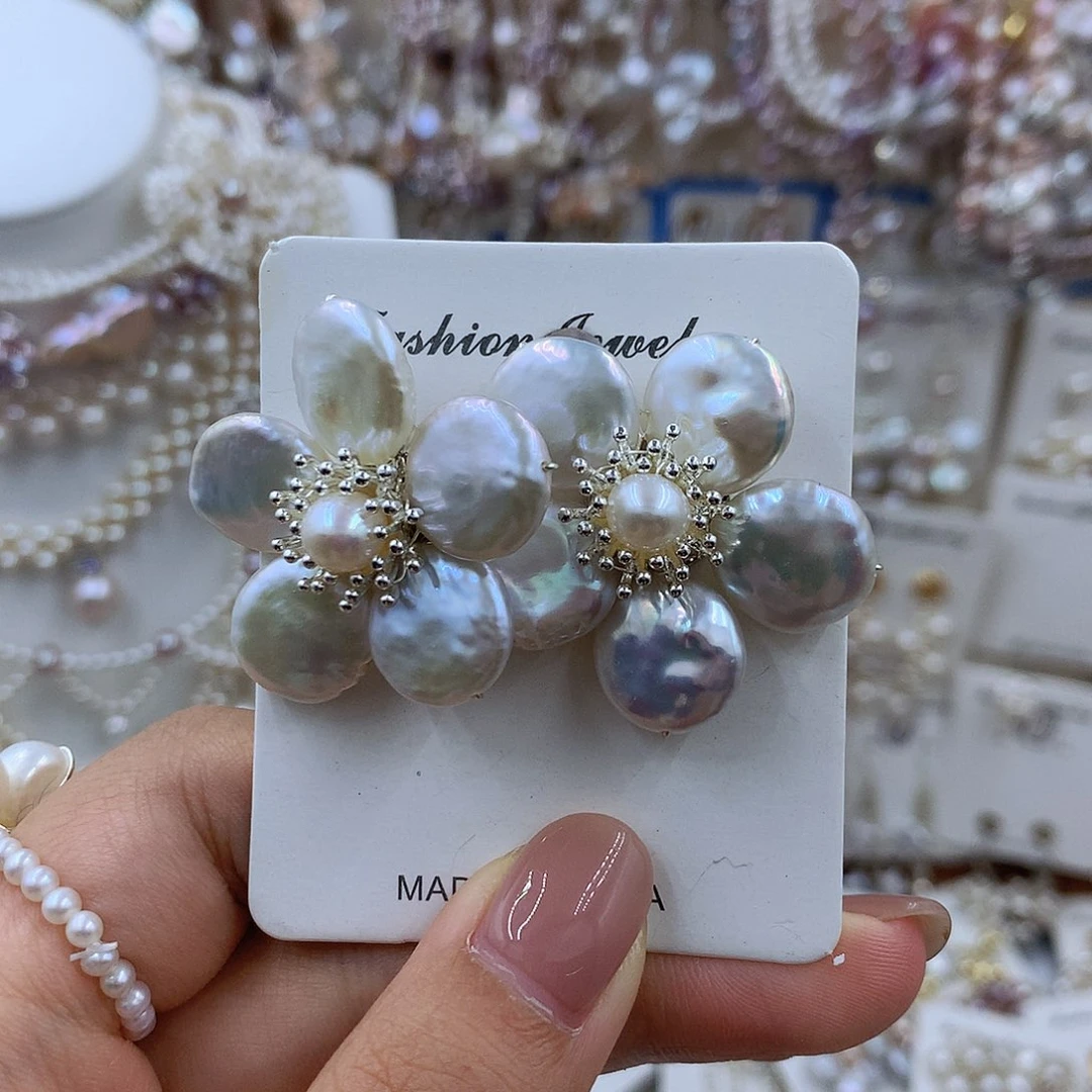 项圈银S925镶嵌淡水珍珠