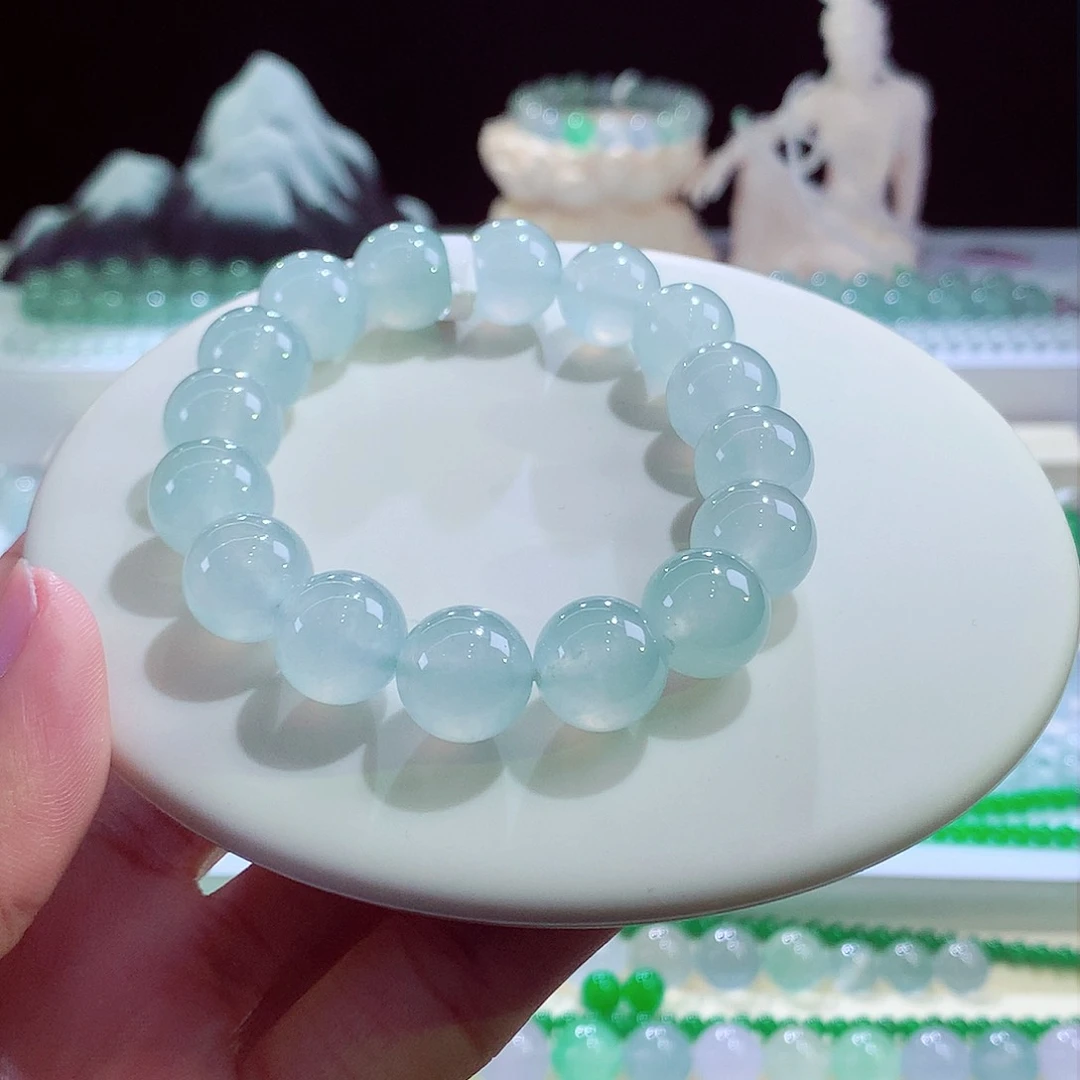 未镶嵌手链翡翠卡12.5