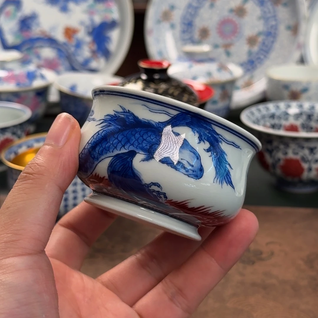 纯手工手绘陶瓷茶具