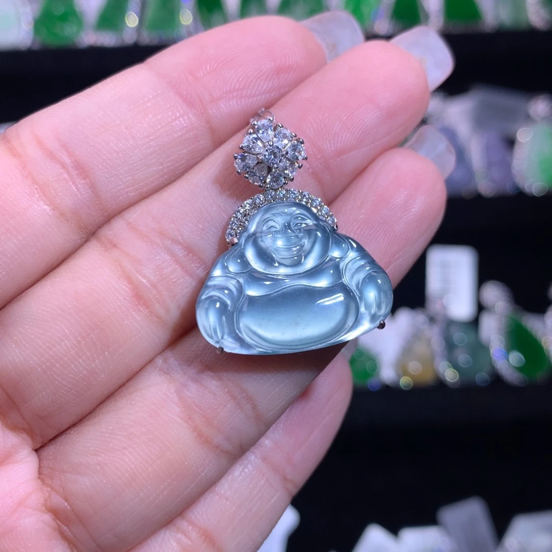 【闪购商品】颈饰银S925镶嵌翡翠