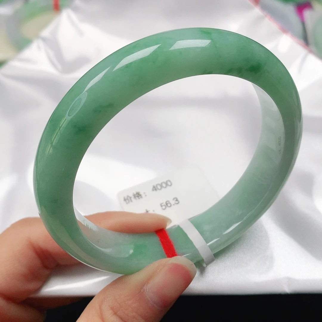 翡翠手镯未镶嵌缅甸56