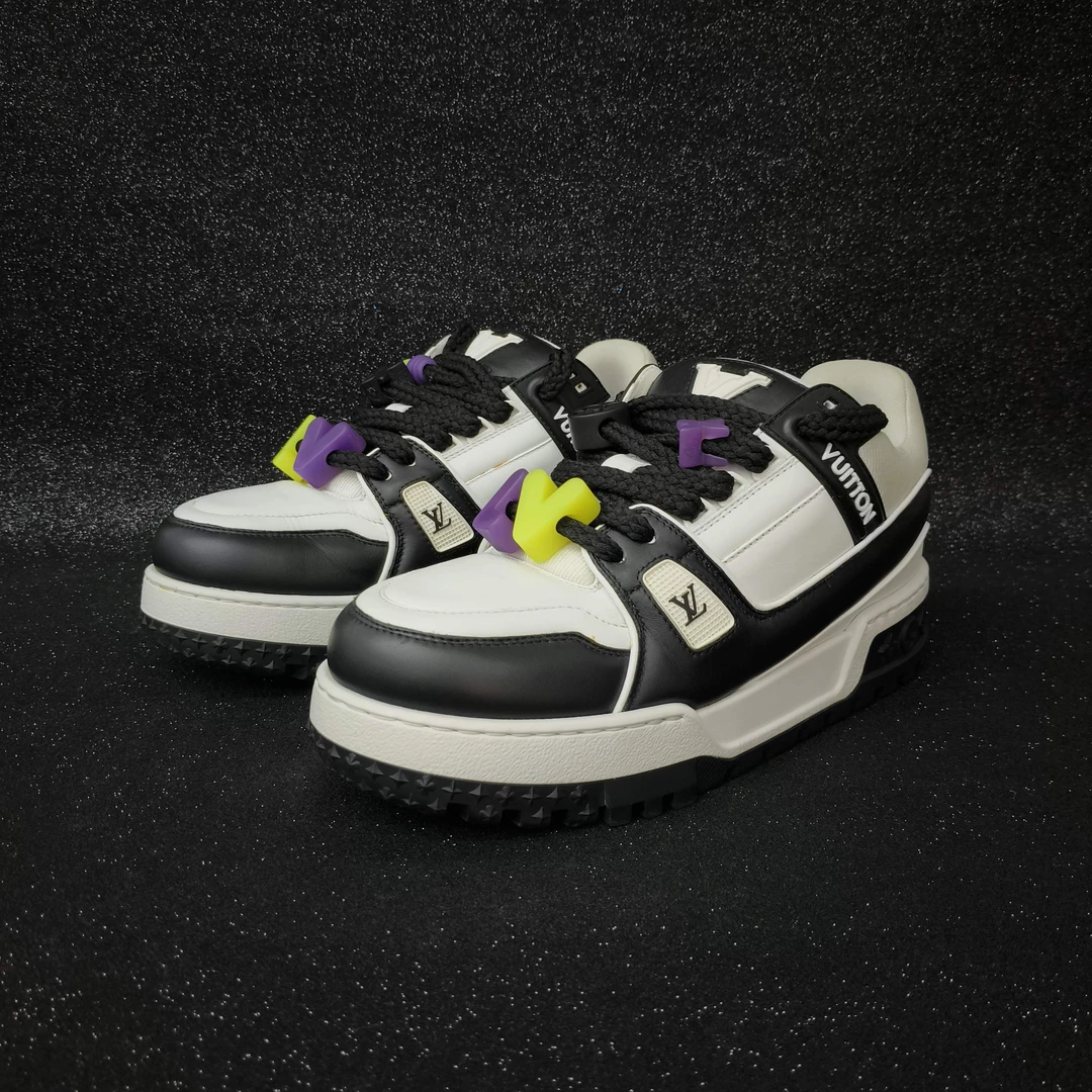 99新 LouisVuitton/路易威登 /7码/41码/黑白胖丁trainer潮鞋