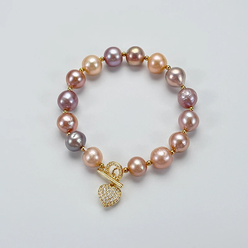 【二姐专属】淡水珍珠 淡水无核糖果色珍珠手链 8-10mm
