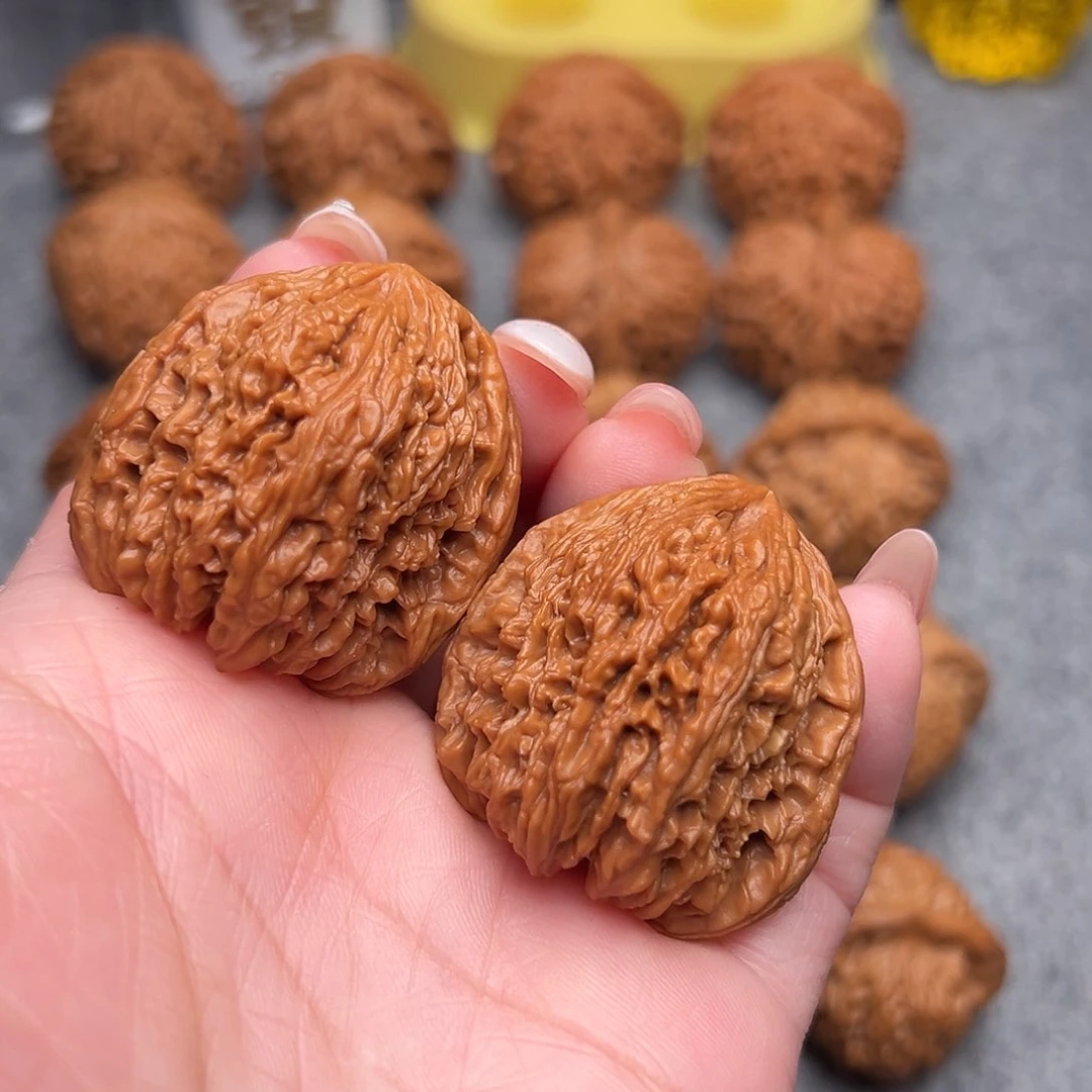 把件文玩核桃精品三角南疆石37全品