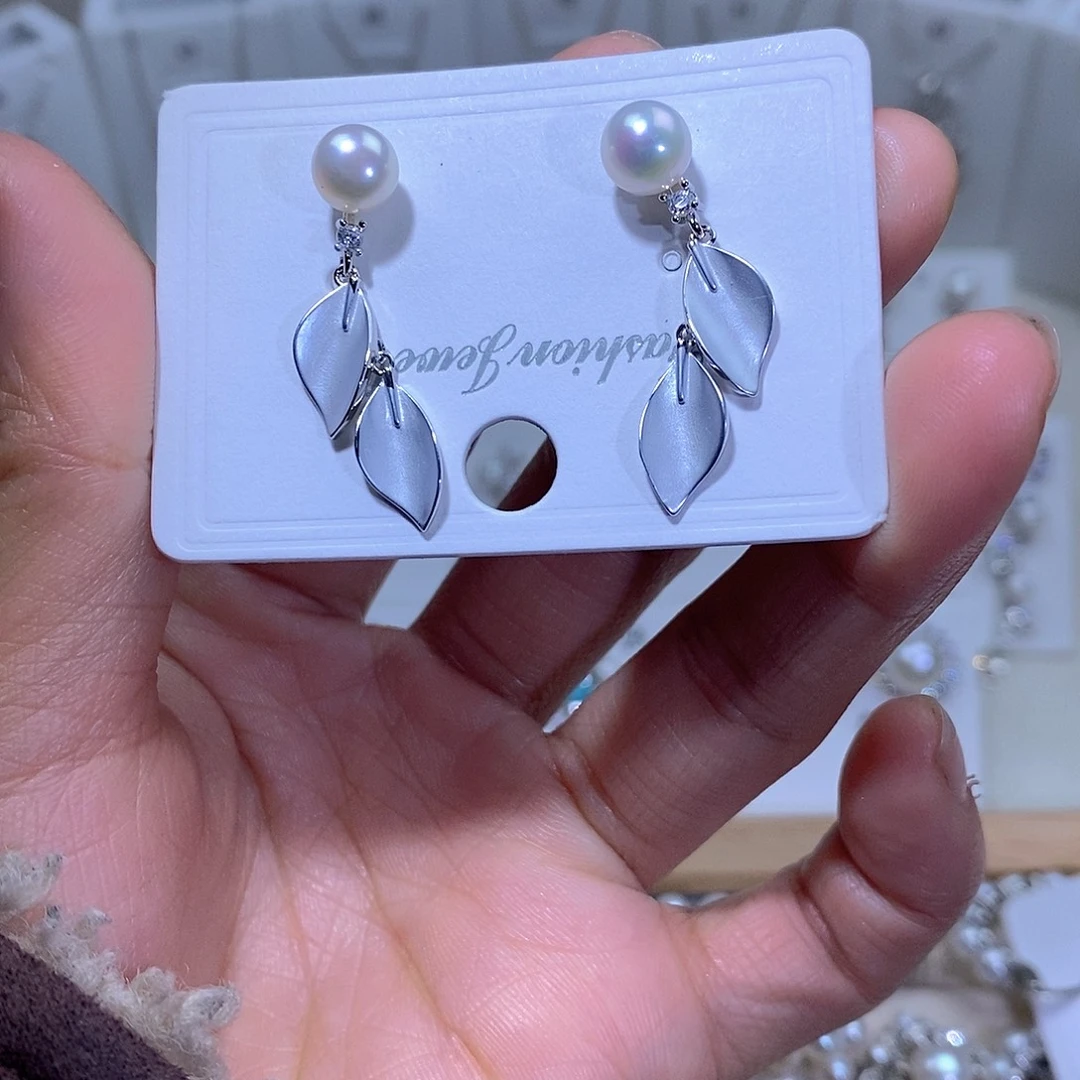 淡水珍珠未镶嵌耳饰