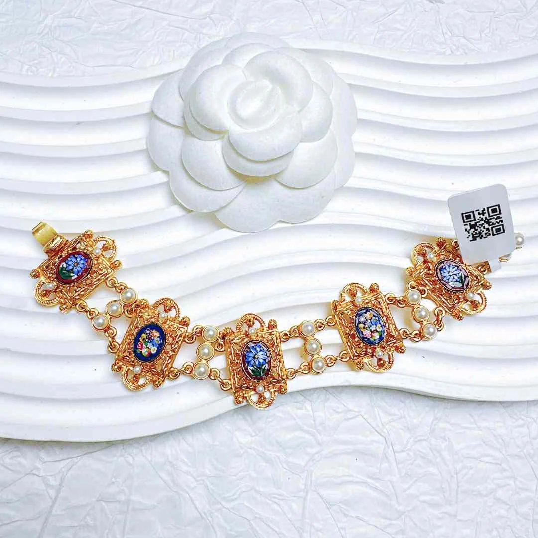 95新  柚礼中古/拜雅曼繁花珍珠手链LZ2306188