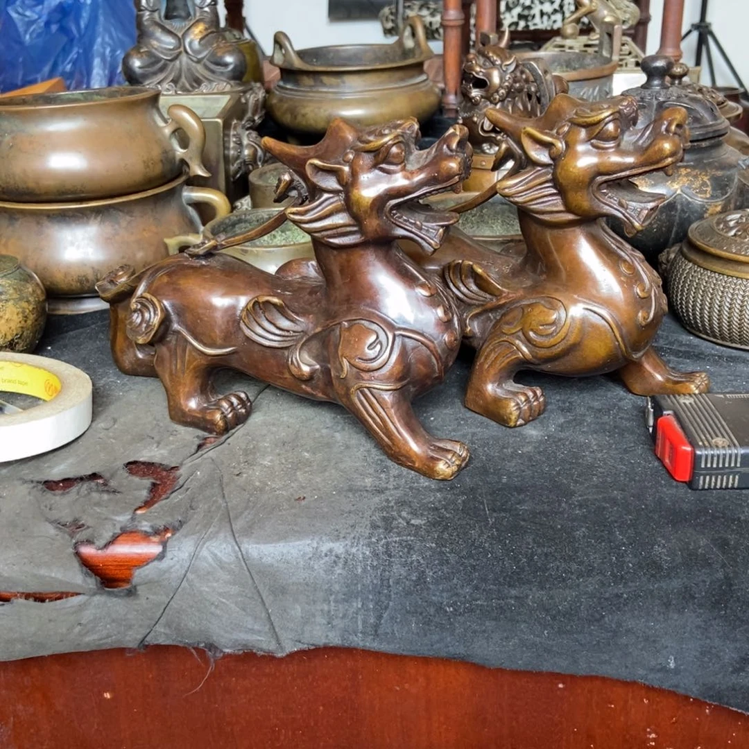 铜器工艺品摆件香炉摆件