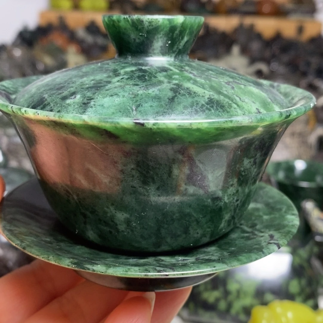 藏玉药王石福利款盖碗150cc