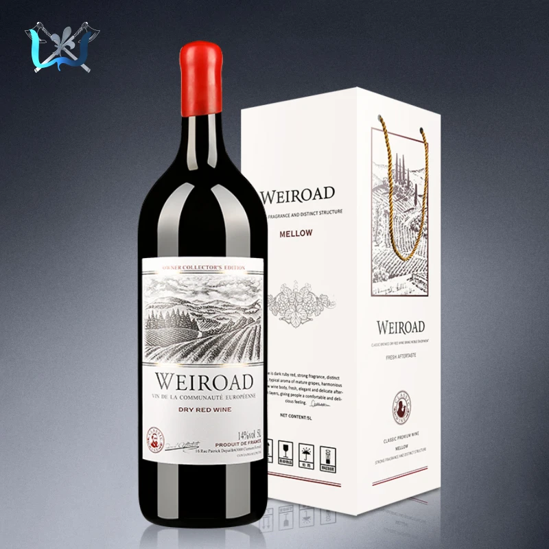 【5L大瓶】威途庄主珍藏版干红葡萄酒14度5L*1瓶