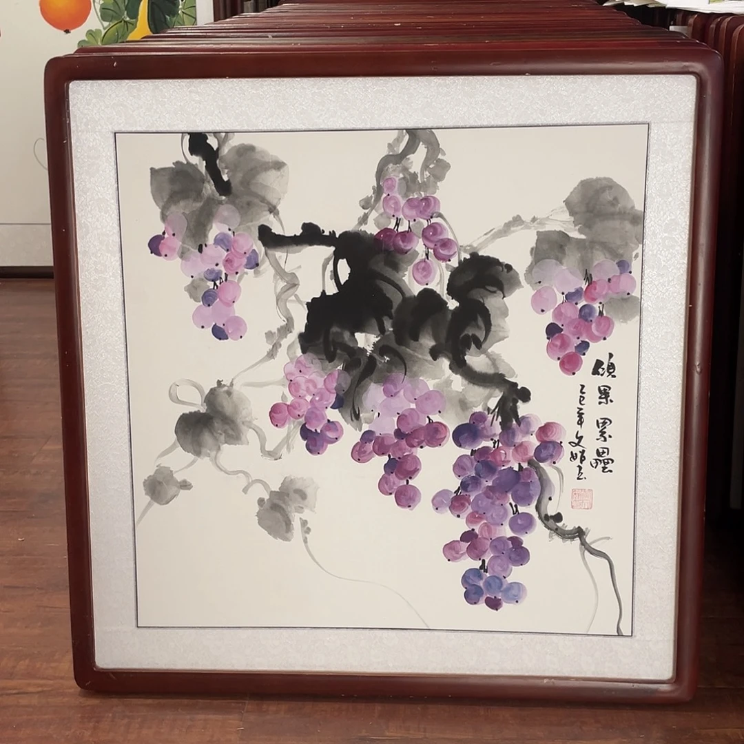 国画带框尺寸63*63厘米