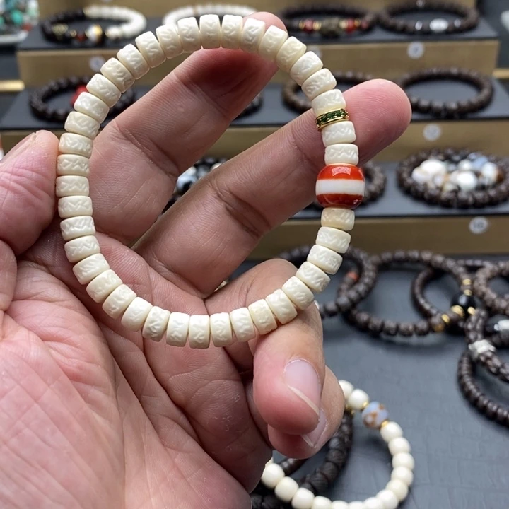 白玉菩提手串菩提嘎7.8❌4.8搭配款