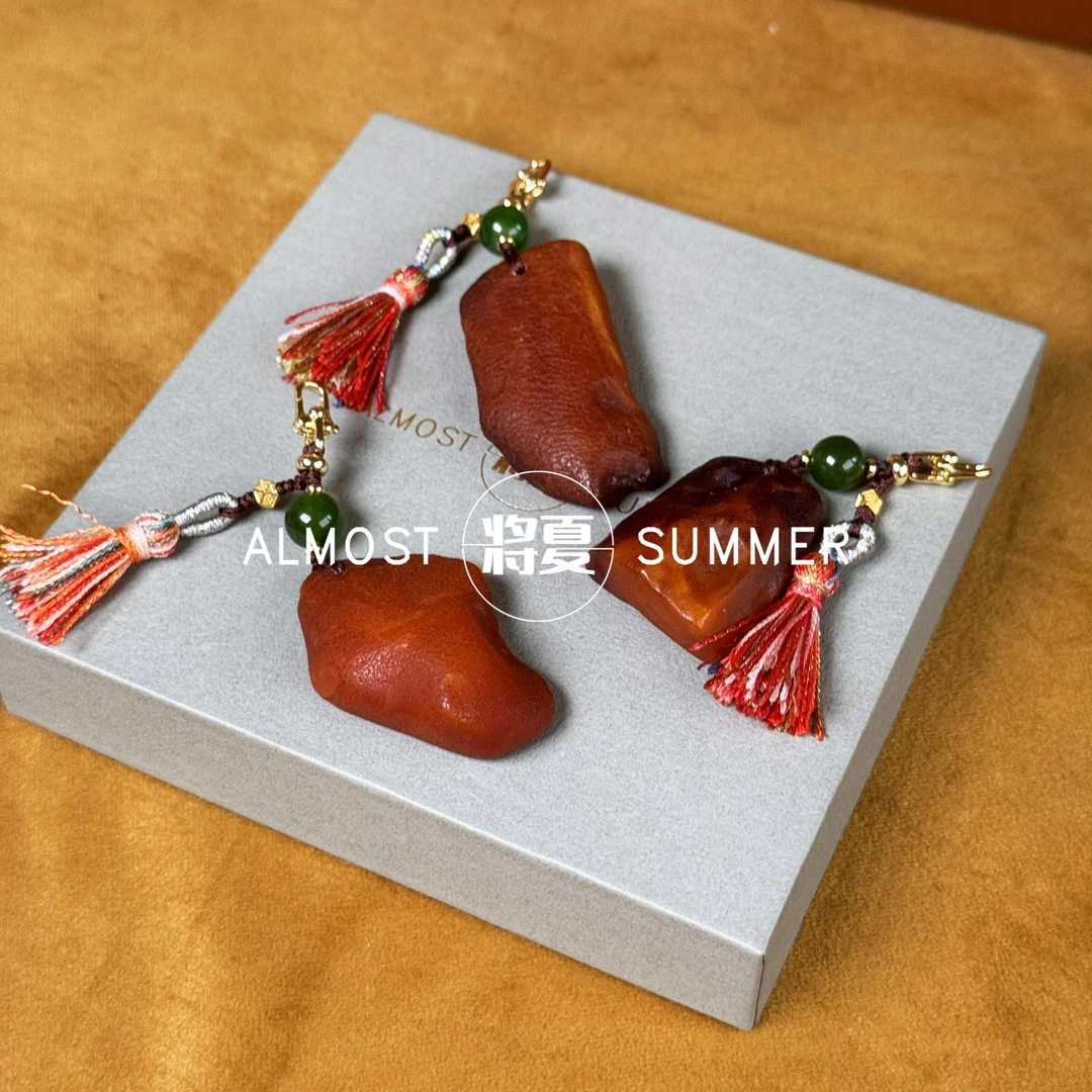 合金吊坠 【编织藏风橘皮流苏吊坠】将夏-典雅气质