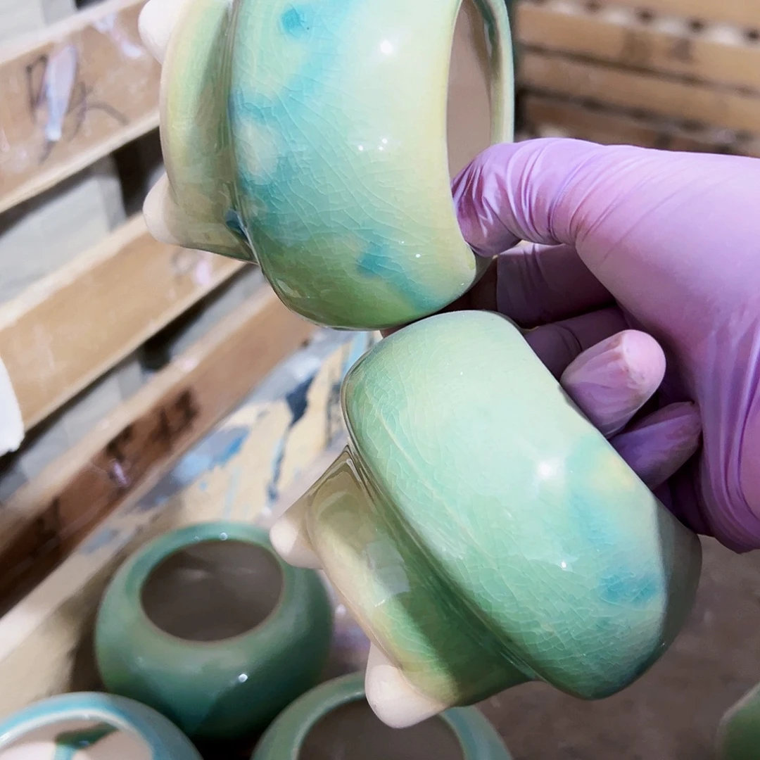 外贸尾单陶瓷花盆凑单10米包邮