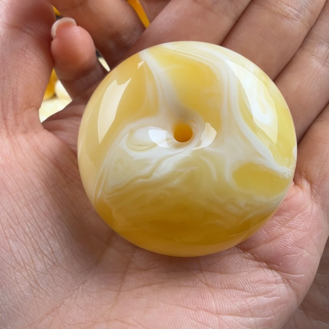 琥珀未镶嵌颈饰纯天然琥珀蜜蜡无优化