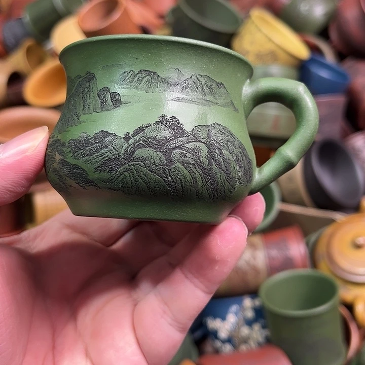 紫砂茶杯全手工紫砂主人杯
