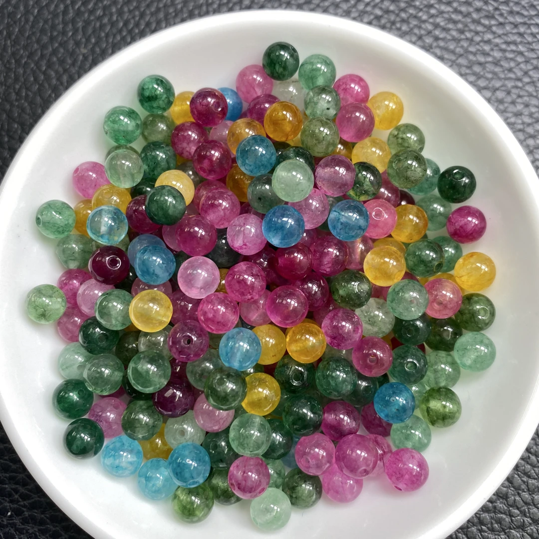 金禧缘珠宝～D633 彩虹碧玺6mm30个5.8元