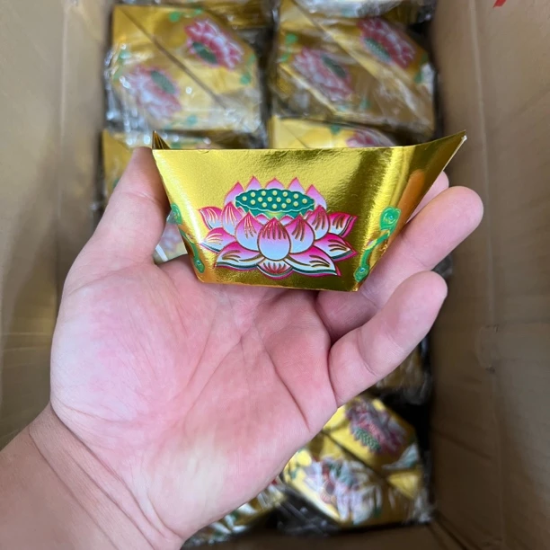 12X15 16X19莲花款手工折纸，精品加厚手工折纸包邮