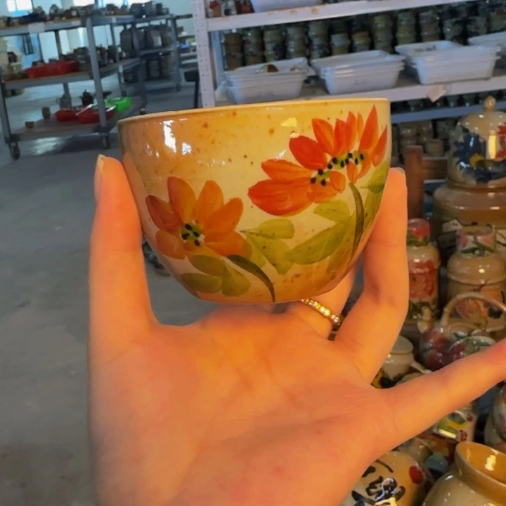 瓷片景德镇陶瓷手工手绘
