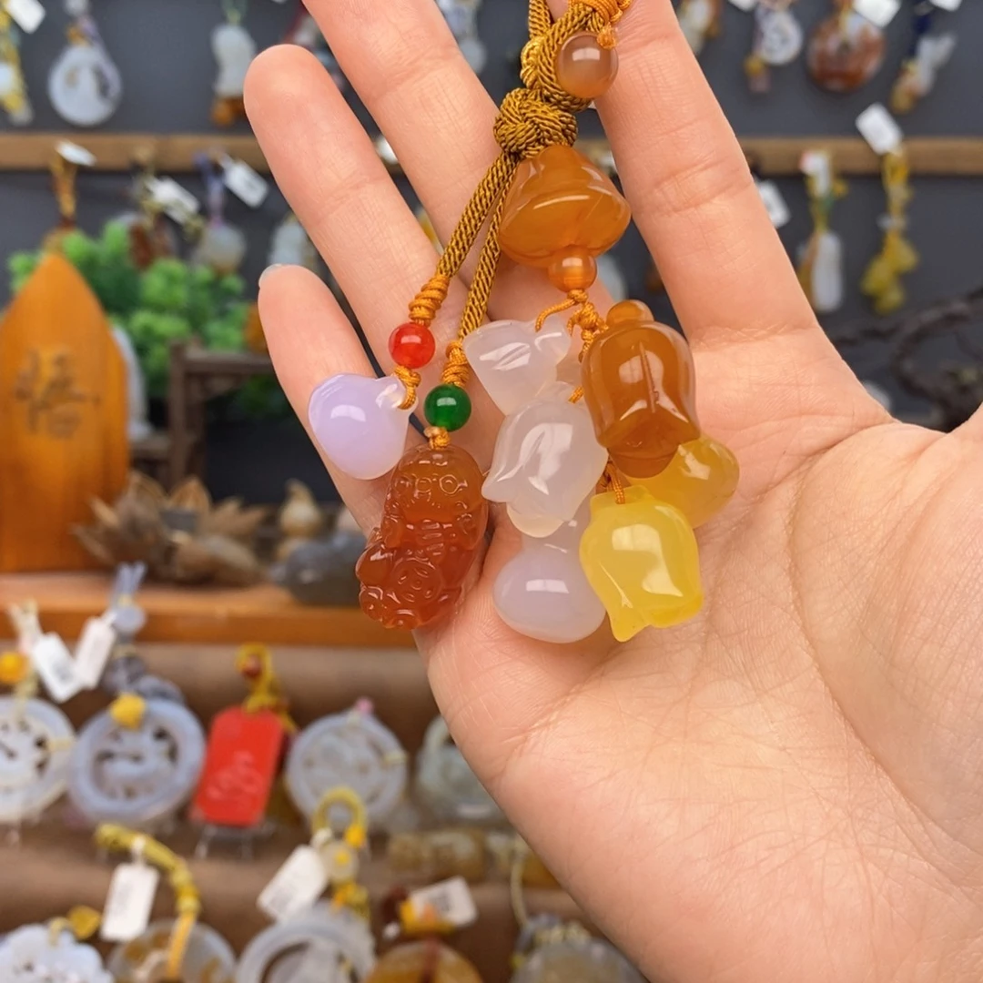玛瑙/玉髓车挂未镶嵌66666666
