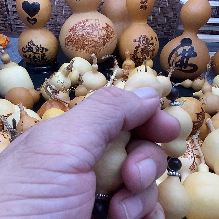 戏***精香榧木葫芦工艺品