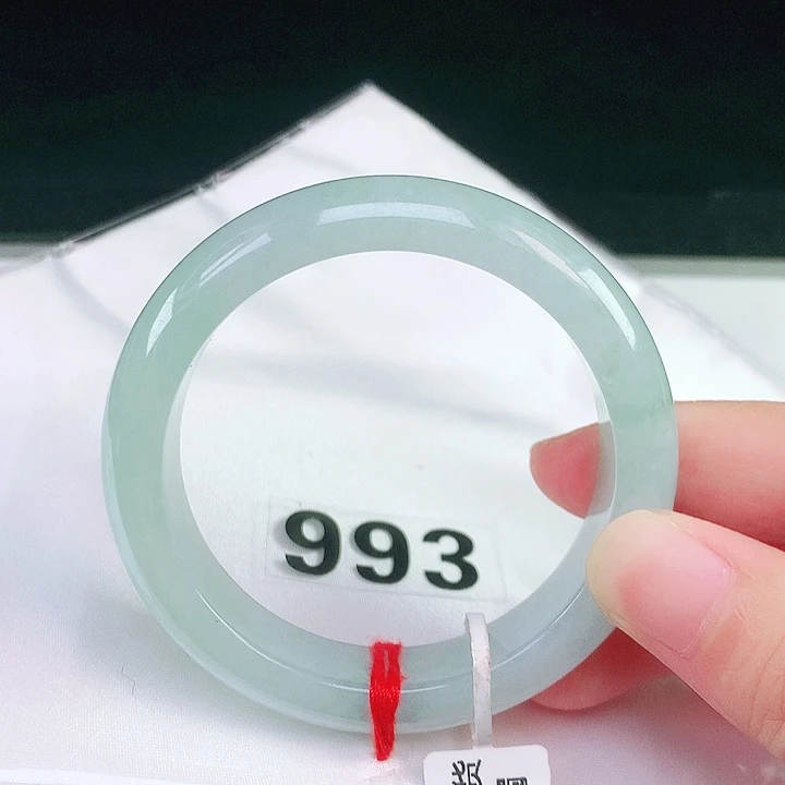 翡翠未镶嵌手镯52.6
