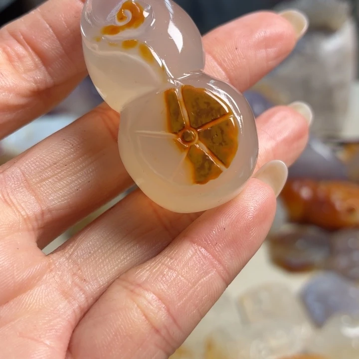 玛瑙/玉髓未镶嵌吊坠(不含链)