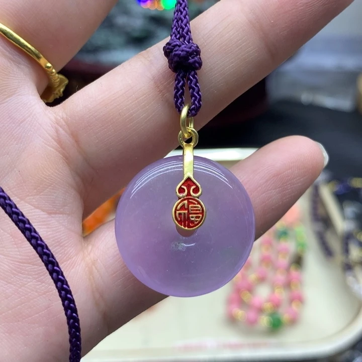 玛瑙/玉髓颈饰合金吊坠