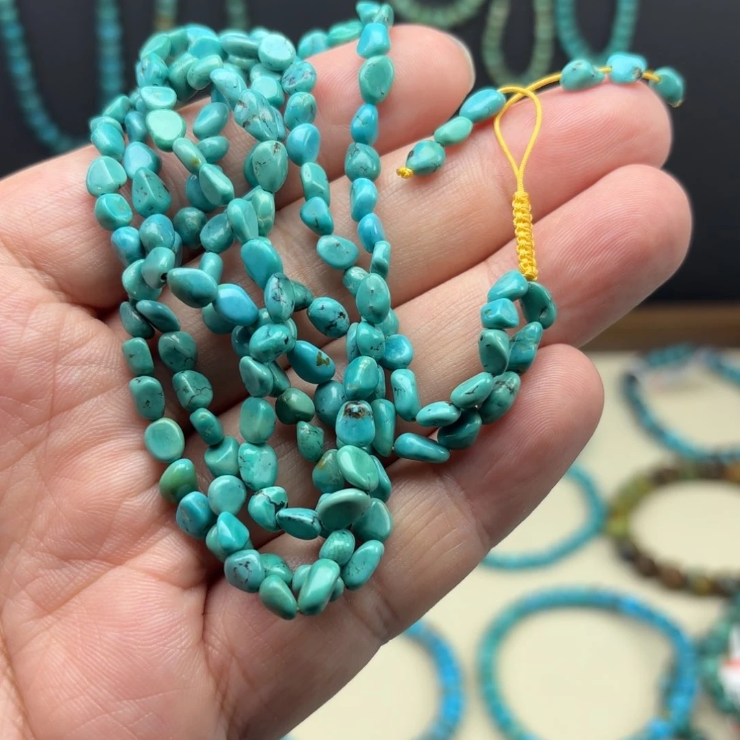 八*绿松石多圈无镶嵌