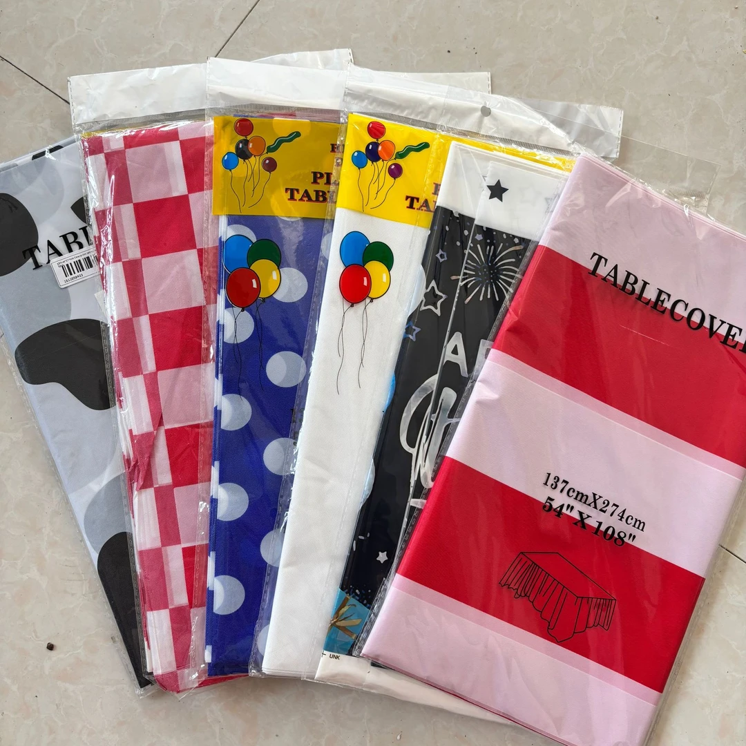 发5包防水EVA材质桌布颜色随缘