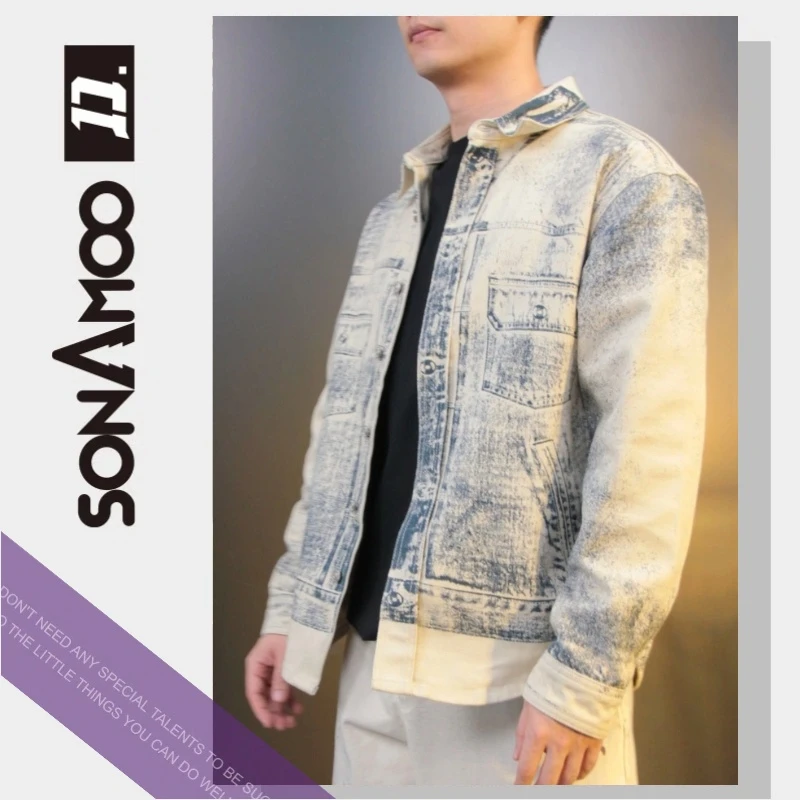 【一亿】周董同款秋冬新款男女通穿牛仔夹克外套D18989